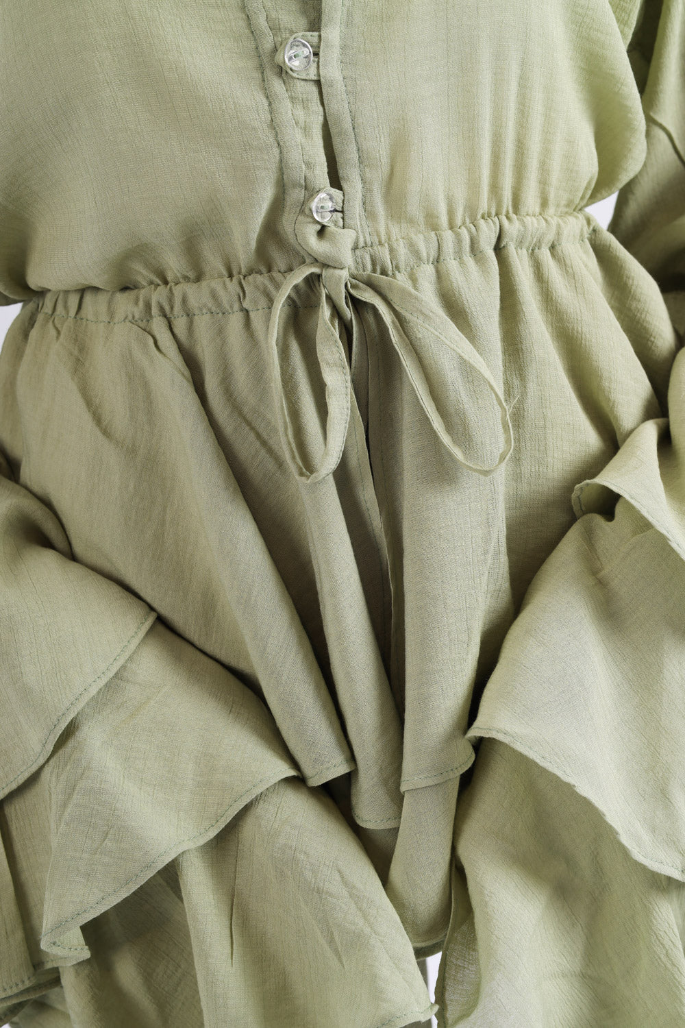The Ruffles Set in Mint