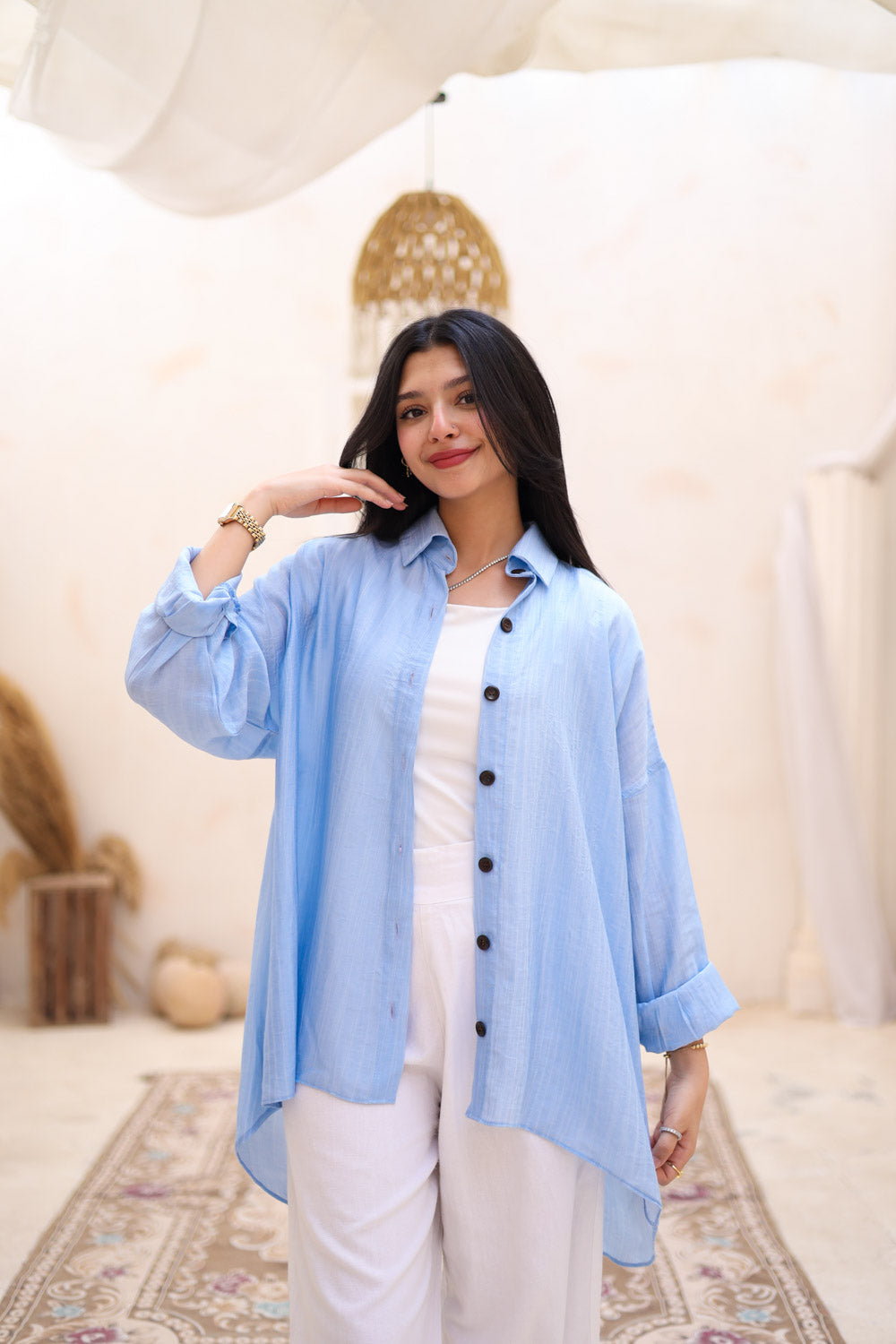 Everyday Dreamer Shirt in Sky Blue