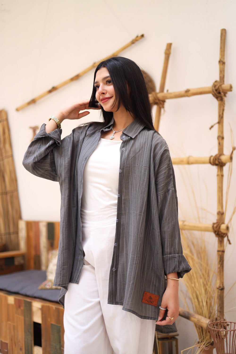 Everyday Dreamer Shirt in Dark Grey