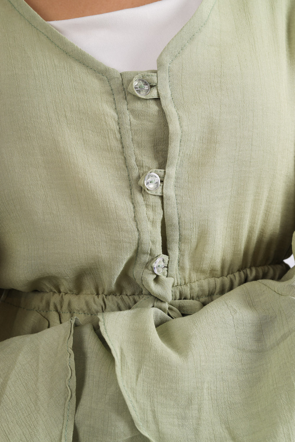 The Ruffles Set in Mint