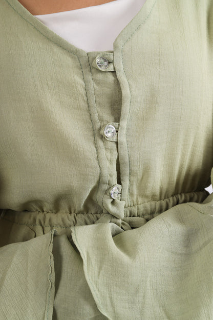 The Ruffles Set in Mint