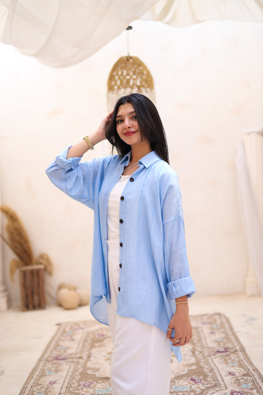 Everyday Dreamer Shirt in Sky Blue