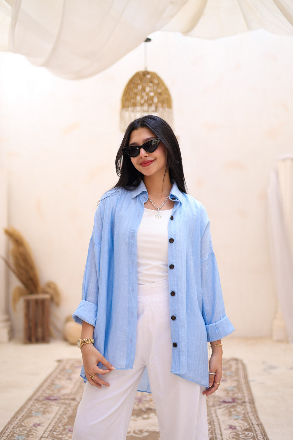 Everyday Dreamer Shirt in Sky Blue