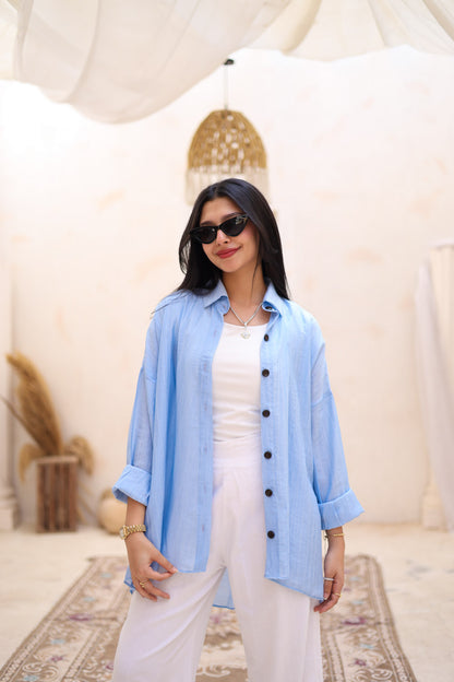 Everyday Dreamer Shirt in Sky Blue