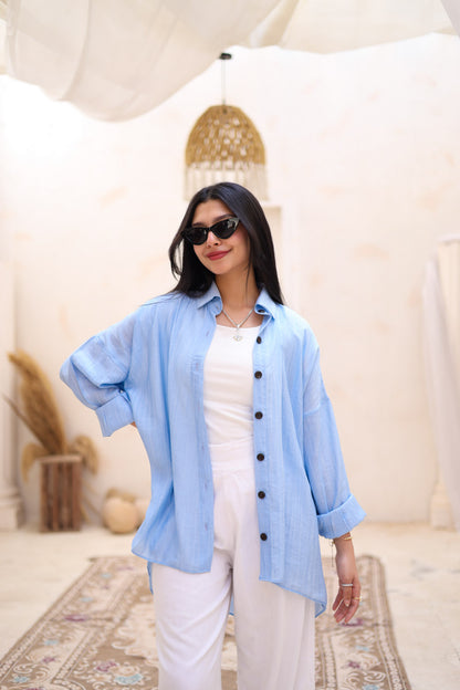 Everyday Dreamer Shirt in Sky Blue
