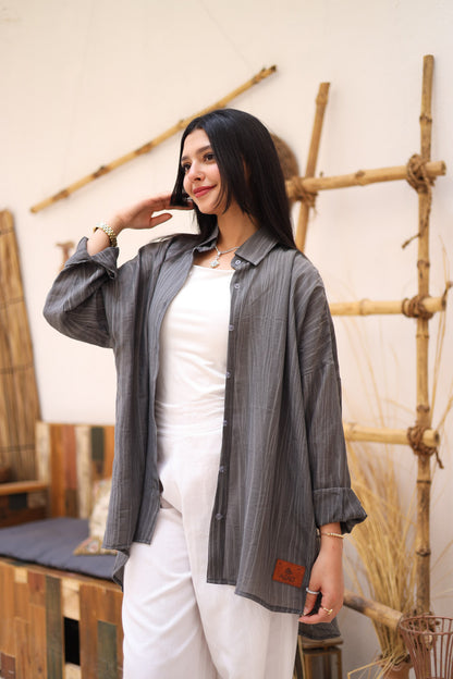 Everyday Dreamer Shirt in Dark Grey