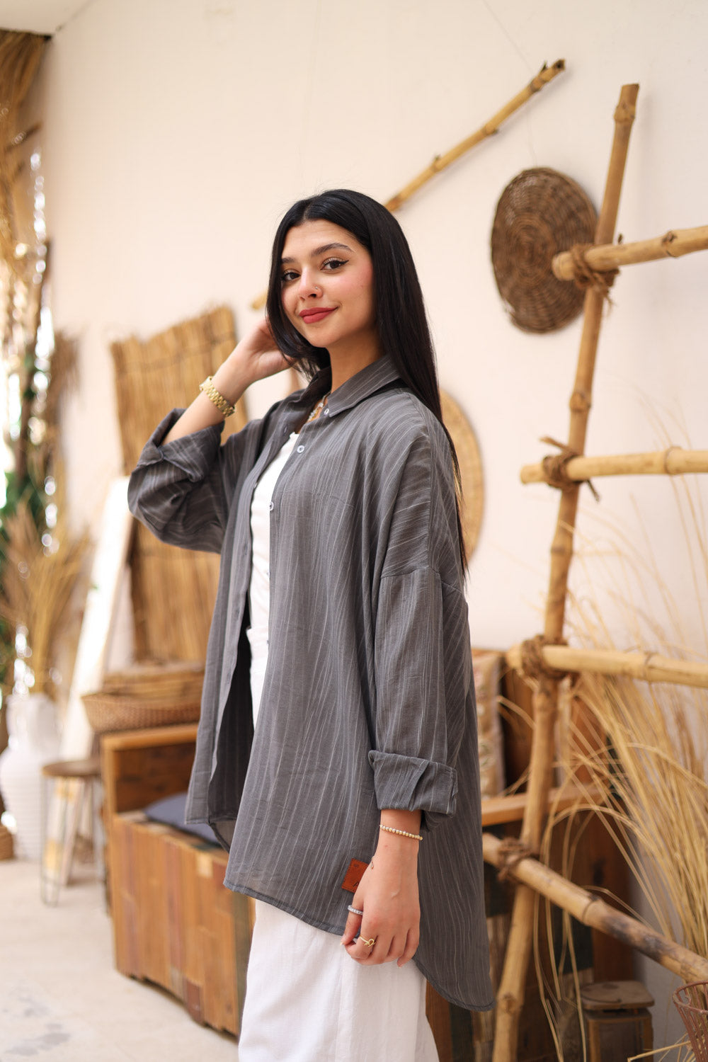 Everyday Dreamer Shirt in Dark Grey