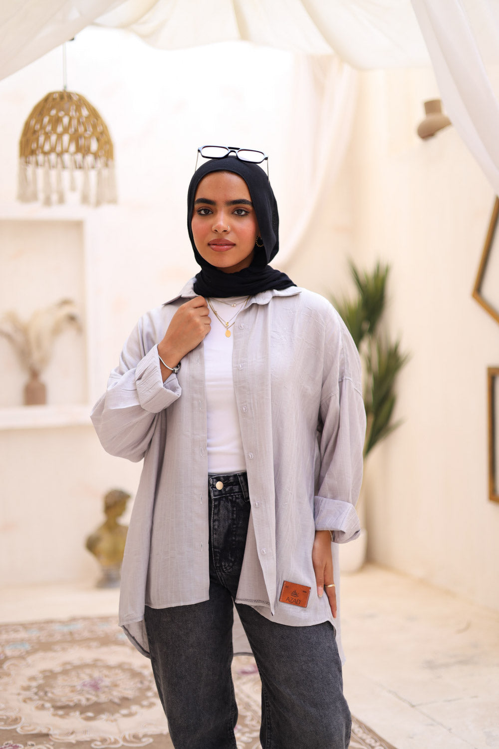 Everyday Dreamer Shirt in Light Grey